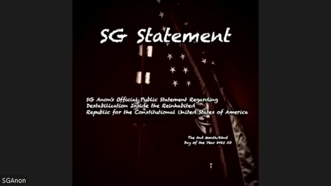 (2 22 2025)   SG Statement  The Recent Destabilization Inside the Reinhabited Republic for the United States of America