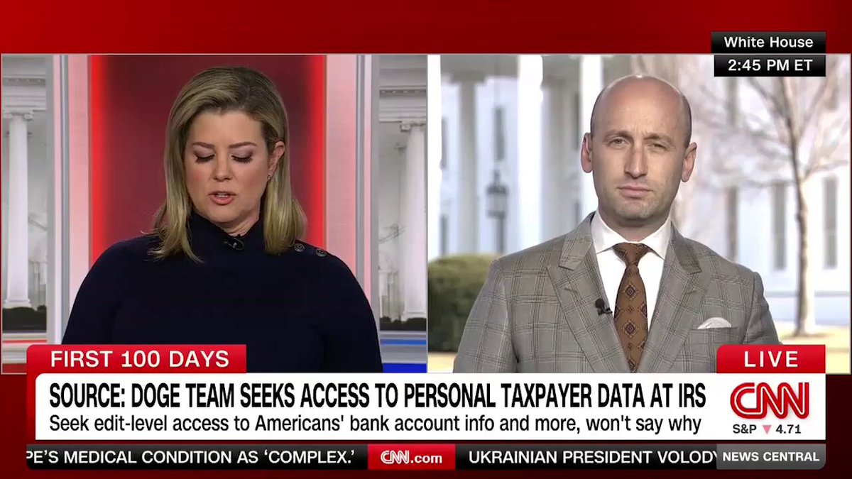 White House Deputy Chief of Staff Stephen Miller: “The federal government will find every illegal alien who is stealing American taxpayer dollars — and that's what Americans expect to ha...