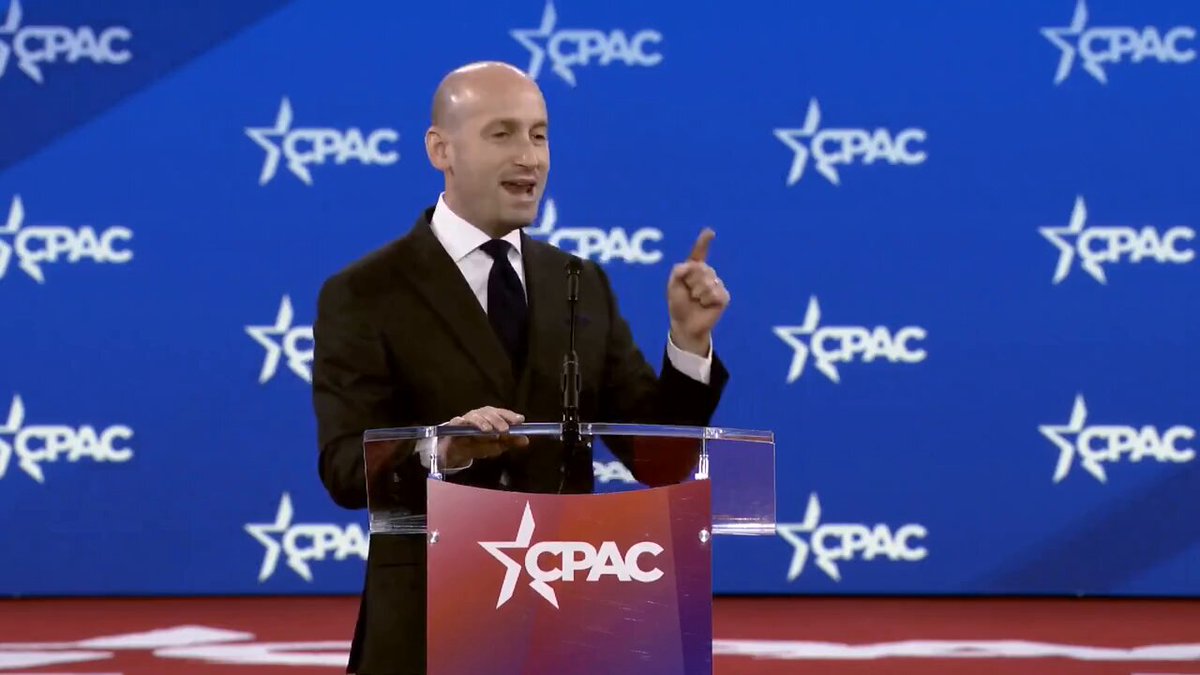 White House Deputy Chief of Staff Stephen Miller: “If they are not following the laws, the Constitution, and the President of the United States, then they will find a new career.”"