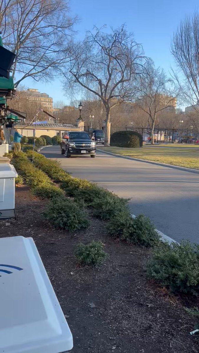 French President Emmanuel Macron arrives at the White House to kick off a day of crucial talks with President Trump."