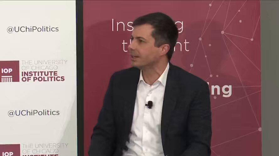"End Wokeness - Pete Buttigieg says the Democrat Party must infiltrate nonpolitical spaces like tradwife or parenting videos"