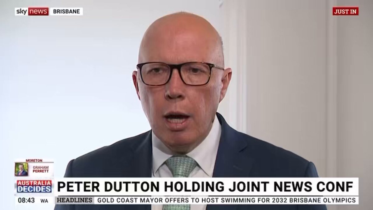 🚨Opposition Leader Peter Dutton on Ukraine: “From President Zelenskyy, down—the bravery and fortitude that has been demonstrated is something that has inspired the world.  I think all...