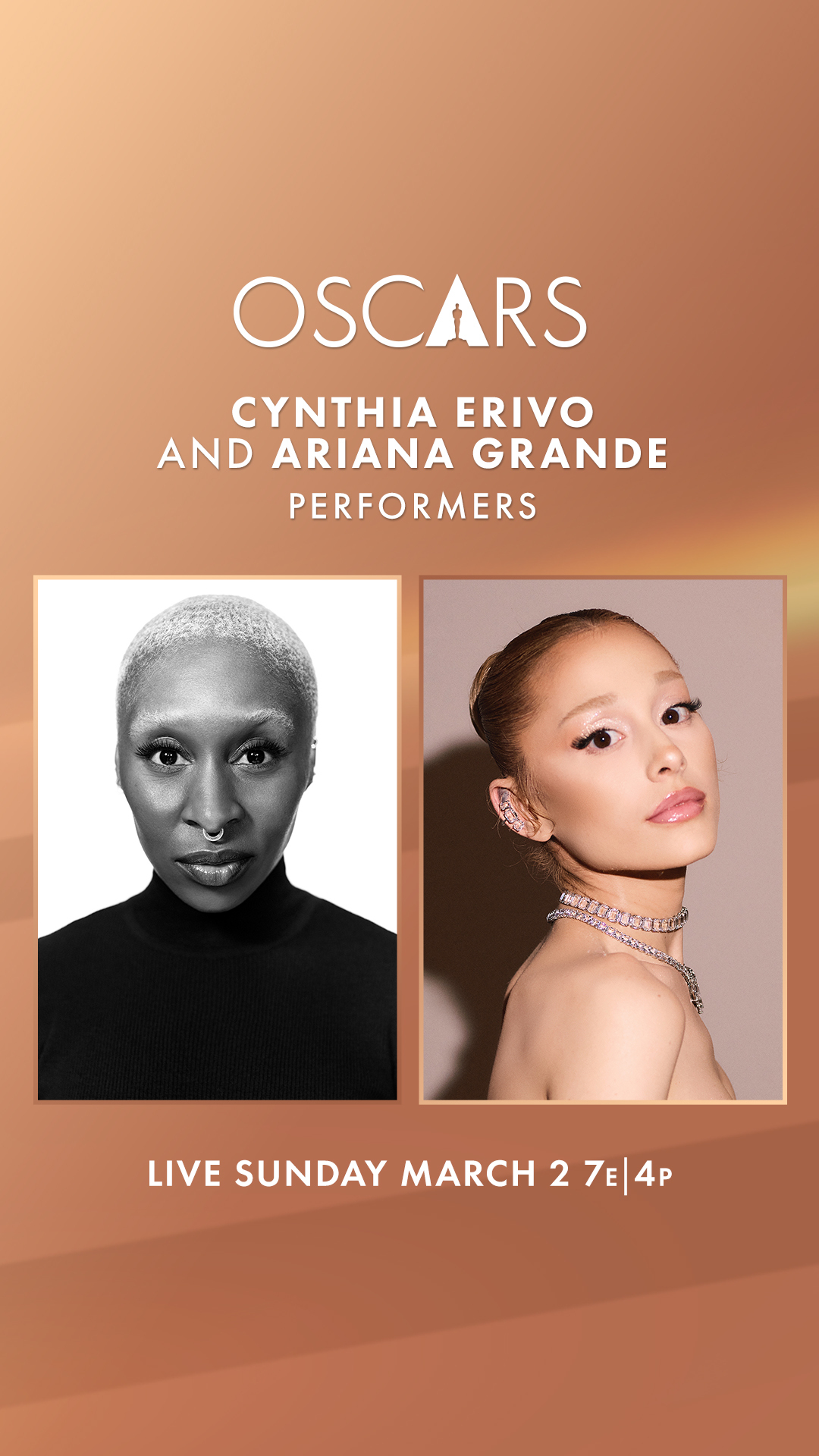 Cynthia Erivo and Ariana Grande will bring ‘Wicked’ to the #Oscars stage this Sunday