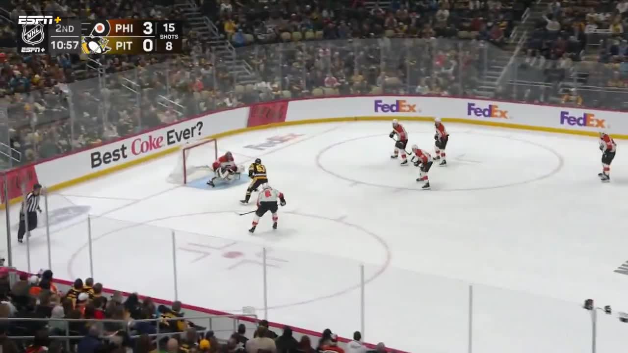 PENGUINS STRIKE TWICE 🚨🚨  One-goal game on Hulu 🍿
