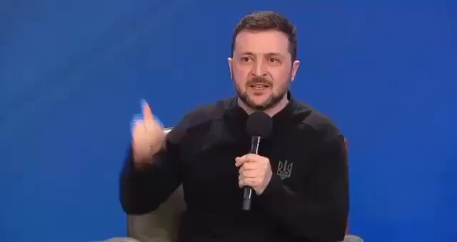 Zelensky: \"I don't recognize Ukraine's $500 billion debt. It was a grant, not loan, so not owing even 100B.\""