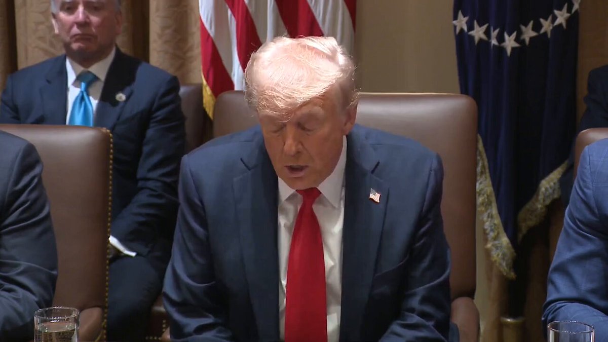 TRUMP: “@DOGE is very important, and Elon is here to give you a summary of what's happening... Letters were sent out to people just to find out if the people exist, do they work... the let...
