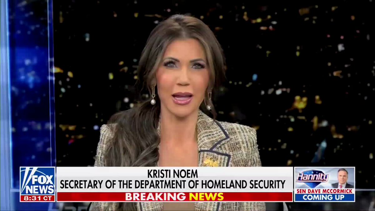 Secretary Kristi Noem: I have found some leakers ... They will be fired.