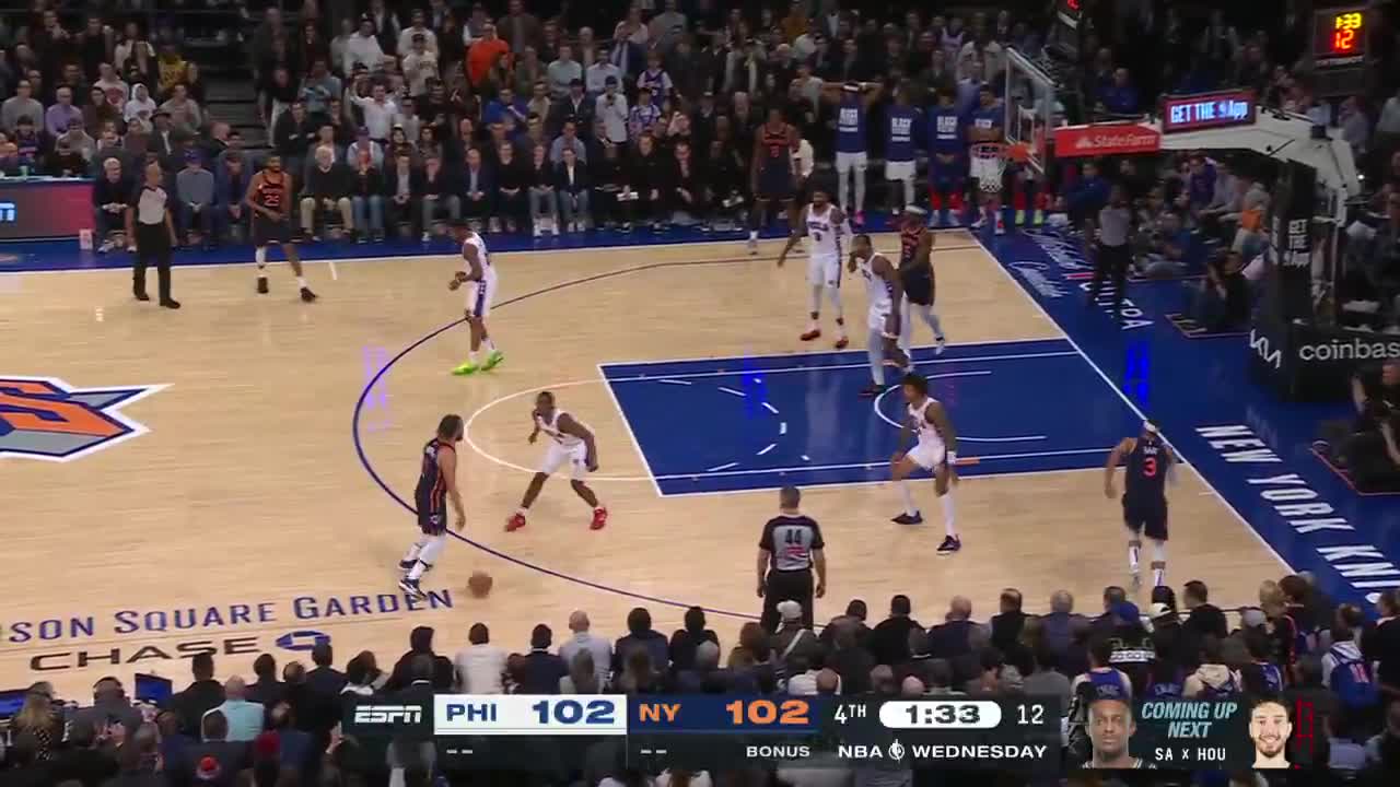 JALEN BRUNSON IN THE CLUTCH 🎯