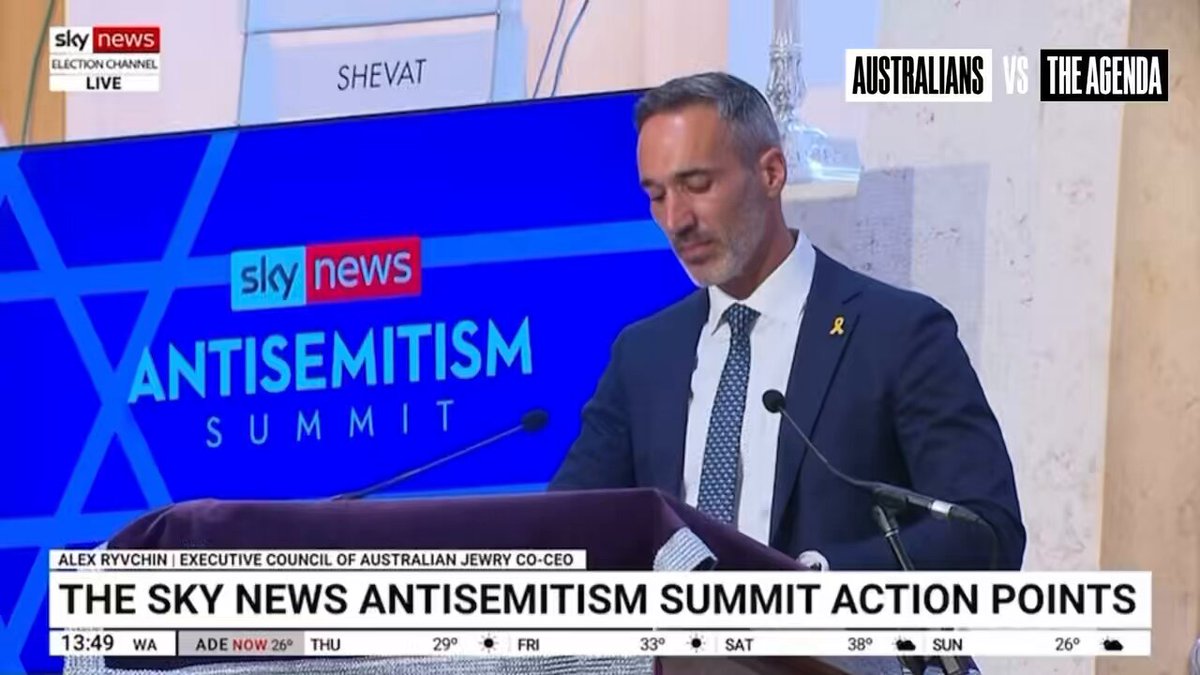 🚨ECAJ Co-CEO Alex Ryvchin is demanding the Federal Government to declare a national emergency on antisemitism, mandate antisemitism education in classrooms, and launch an antisemitism advertis...