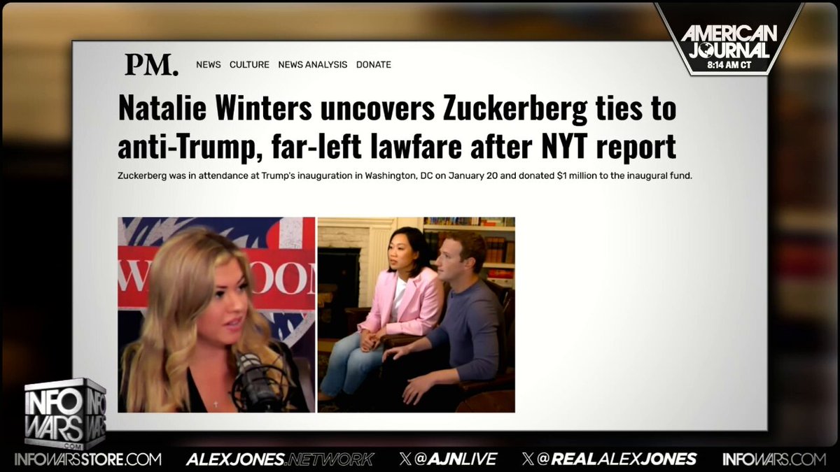 MASSIVE COVERUP UNDERWAY - @NatalieGWinters new bombshell report exposes how Zuckerberg funneled $2 BILLION into the group suing Trump and DOGE!  Watch Harrison Smith break it all down:"
