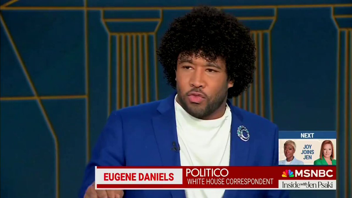 This is Eugene Daniels, President of the WH Correspondent Association. Non partisan?