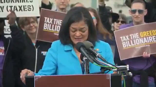 Democrat Congresswoman Pramila Jayapal on illegal aliens: “We can't let them deport the millions of families across this country... Look at the food on your table. Think about who picked i...