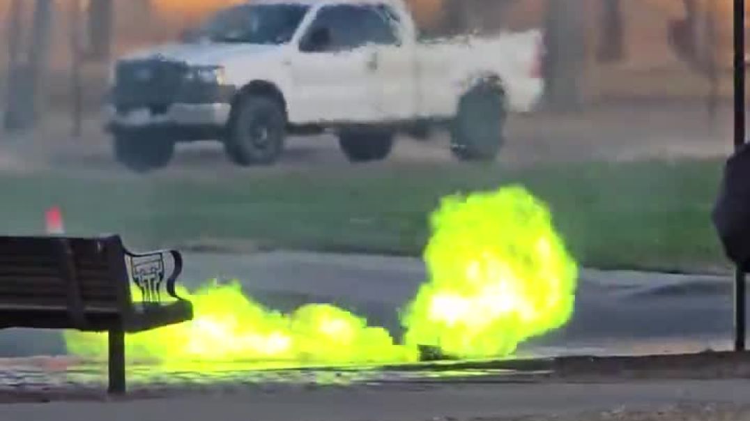 BREAKING: Brightly colored flames were seen shooting up from manholes at Texas Tech as evacuations continued amid “multiple fires” spreading across campus buildings.