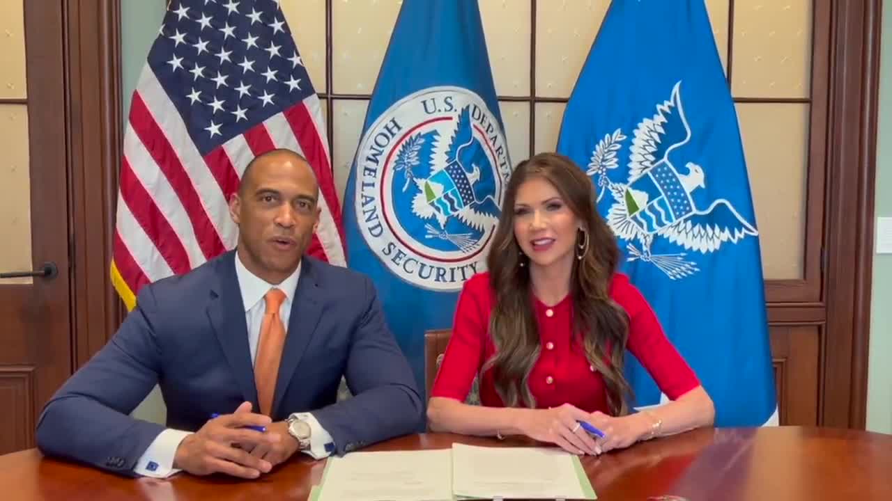 HUD Secretary Scott Turner and DHS Secretary Kristi Noem announce action to END taxpayer funded housing for criminal illegal aliens