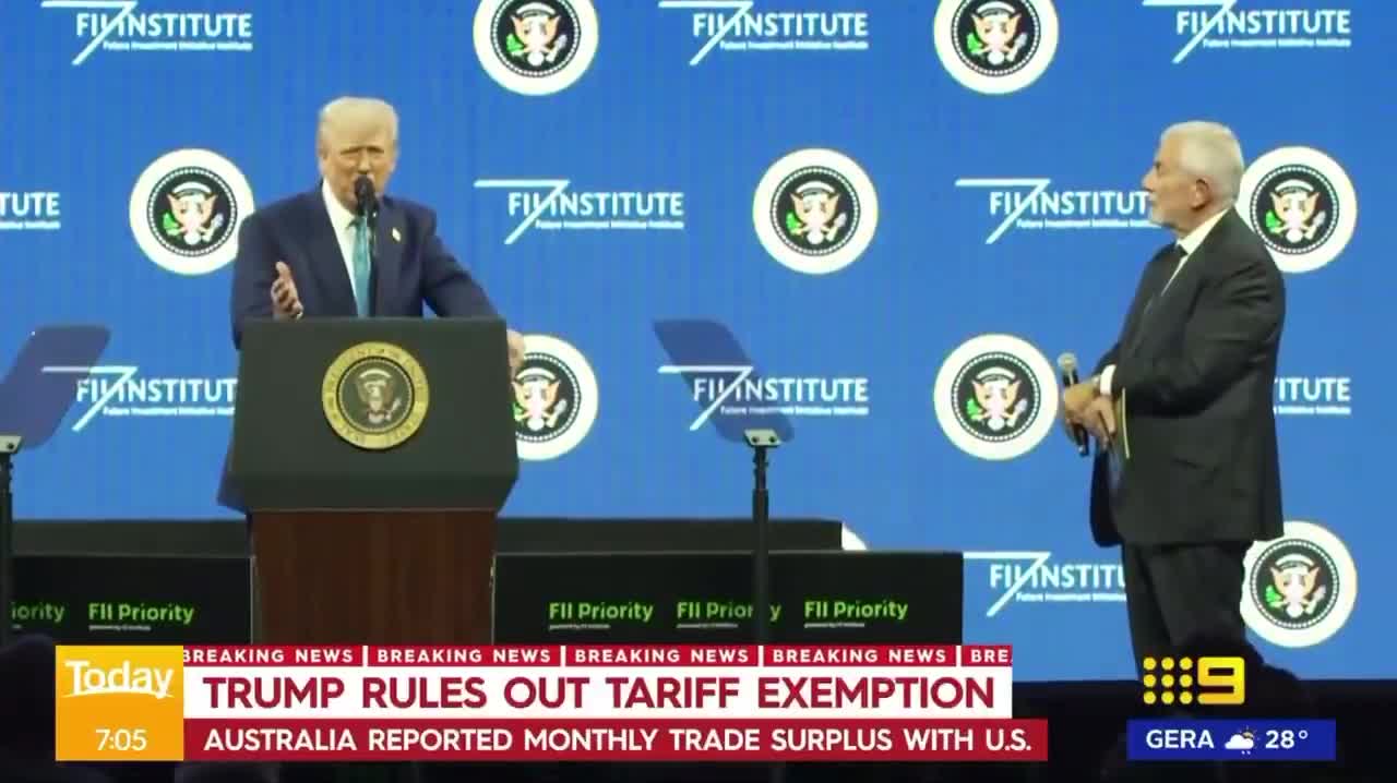 President Donald Trump rules out steel and aluminium tariff exemption for Australia  Malcolm Turnbull is a knob