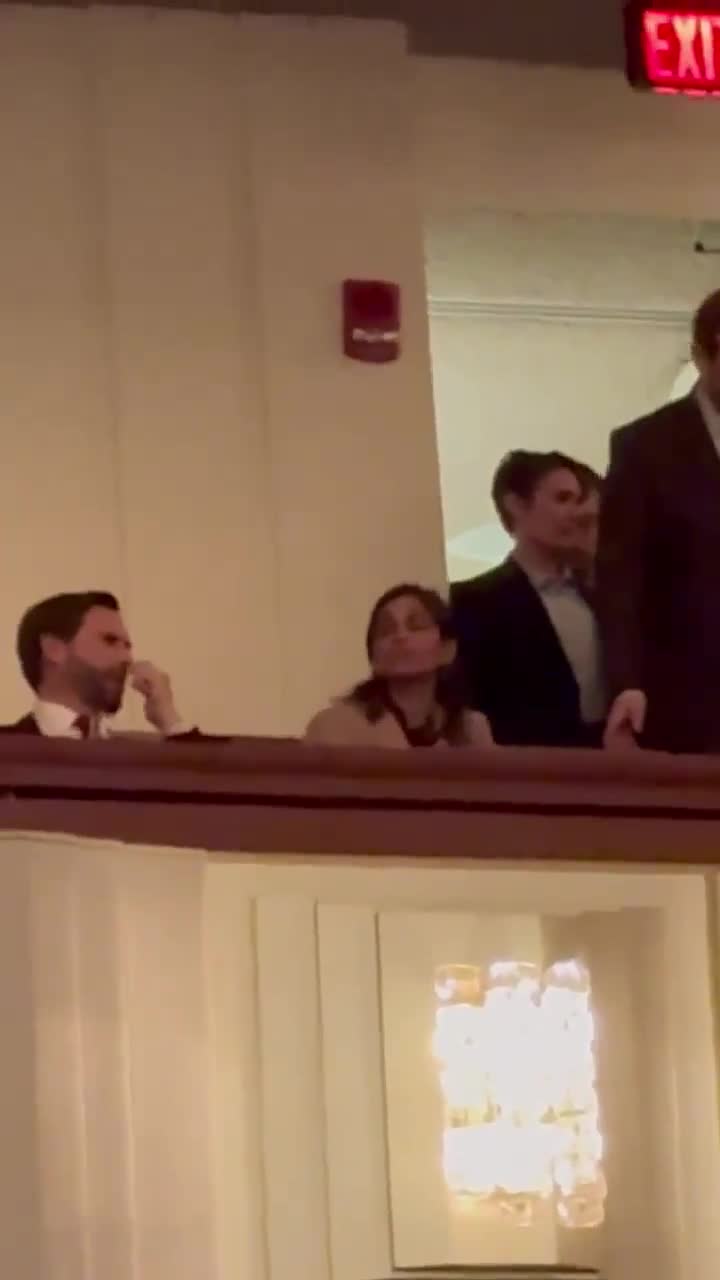 The tolerant left booing Vice President JD Vance at the Kennedy Center