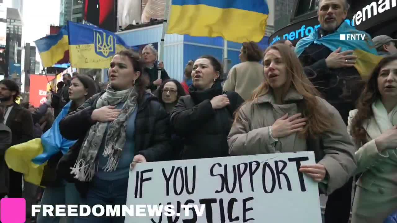 Crying in the U.S. because Trump won’t keep funding Ukraine.   Maybe take the protest to Kyiv?