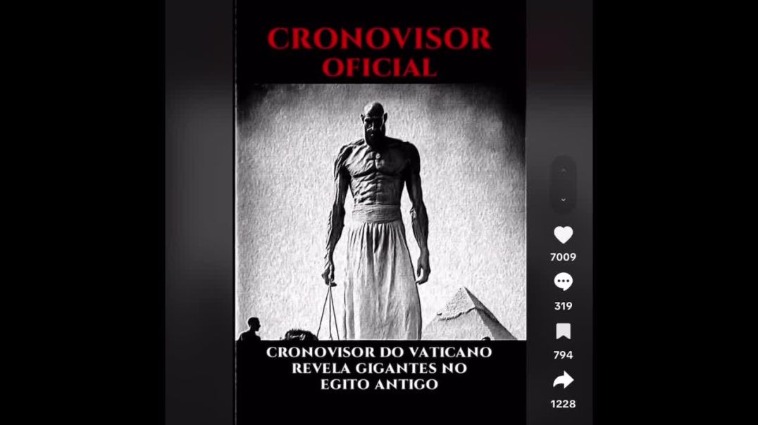 VIAGEM NO TEMPO: Cronovisor do Vaticano revela IMAGENS de GIGANTES no EGITO ANTIGO!!!