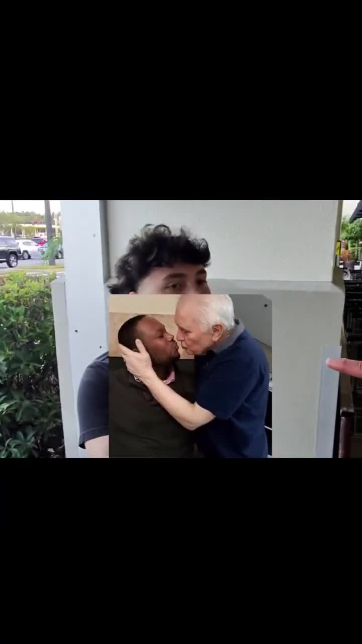 Making strangers kiss using AI