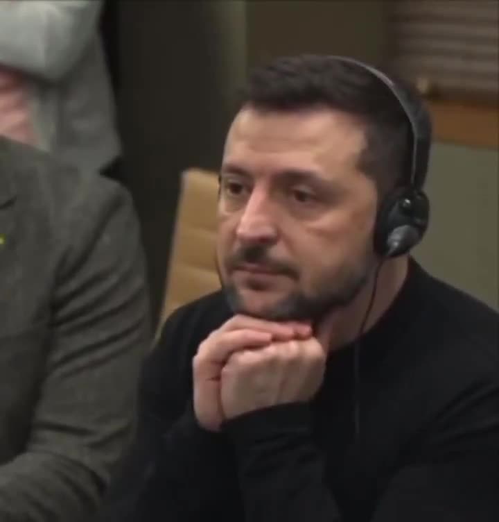 What do you notice about Zelensky today?