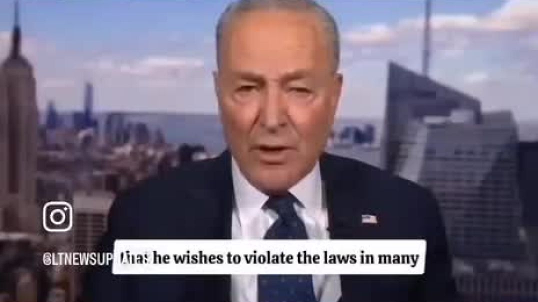 Chuck Schumer just said the quiet part out loud