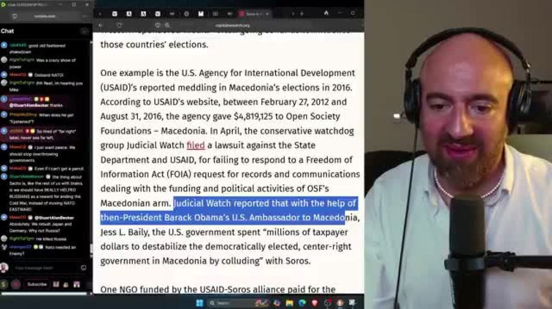 Soros group funneled $5mn US taxpayer money to Macedonia opposition activists — ex-State Dept official Mike Benz