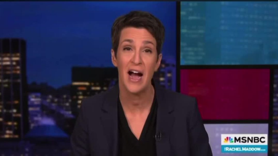 Rachelle Maddow has the Pom Pom out for the proverbial Oompa Loompa