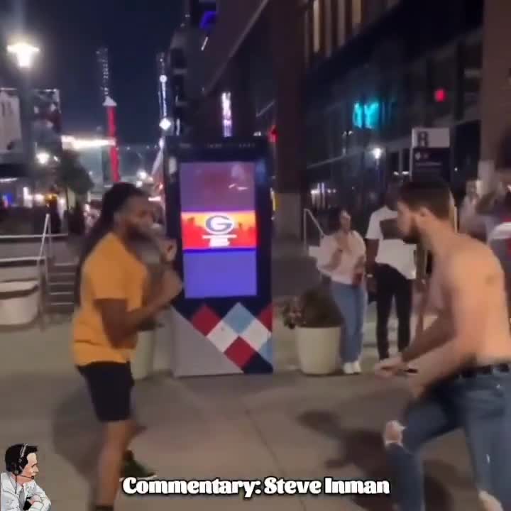 Should've fought on the grass.