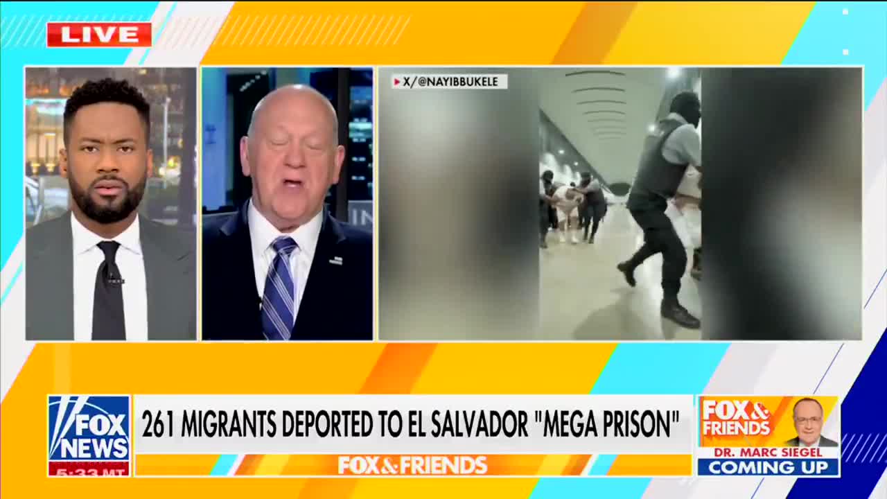Border Czar Tom Homan: “Who in their right mind, whether you are a judge are not, wants TDA, a recognized terrorist organization sanctioned by the Maduro regime, to wreak havoc? ... Presid...