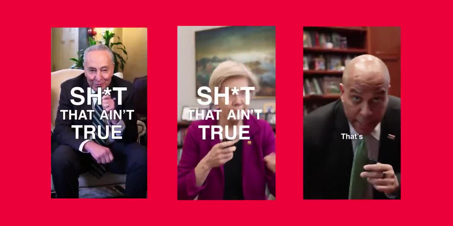 HAHAHAHA they all got the same script