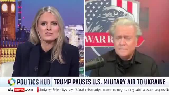 🚨 “Zelensky is a crook & you will soon see why Ukraine is rated the 3rd most corrupt Country in the World”  Noway did UK Legacy Media Sly News let Steve Bannon on to drop truth bo...