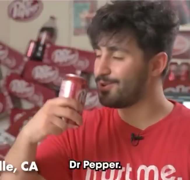 Average Dr. Pepper drinker:
