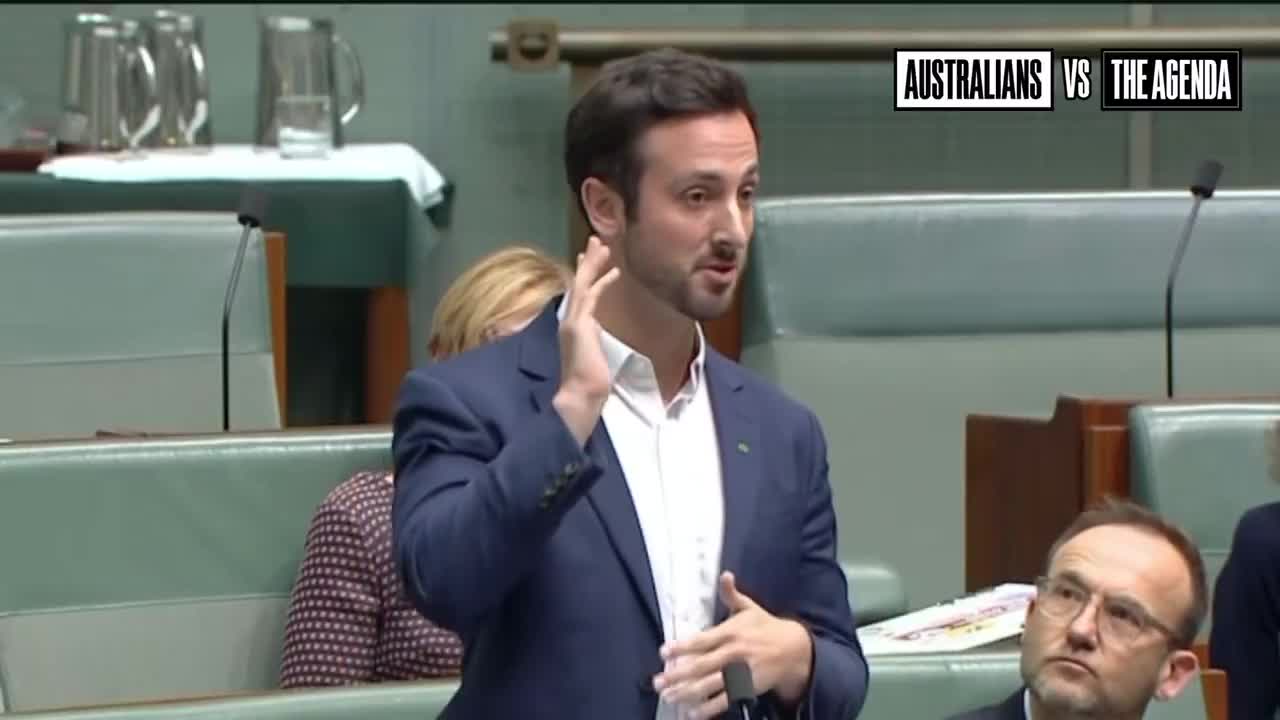 Opposition Leader Peter Dutton is called “Temu Donald Trump” during Question Time in Parliament.