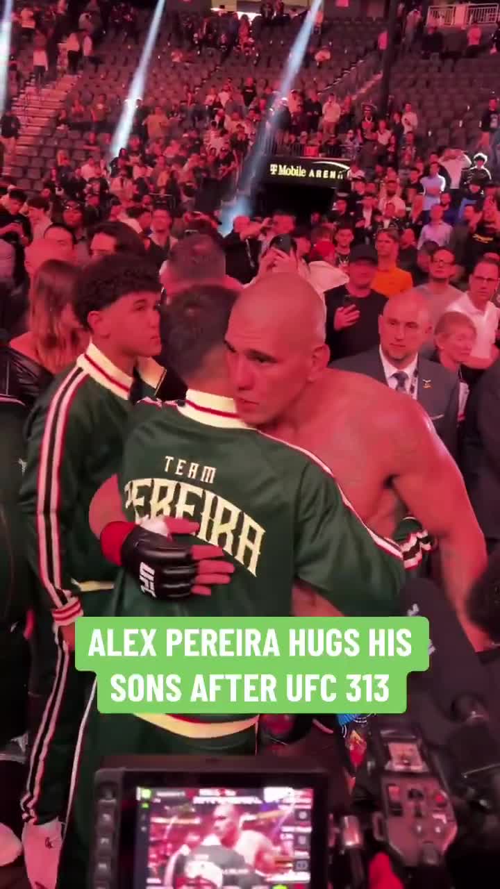 Through the highs and lows, always family first for Alex Pereira ❤️ #UFC313