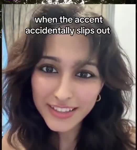 When the accent accidently slips out 😂