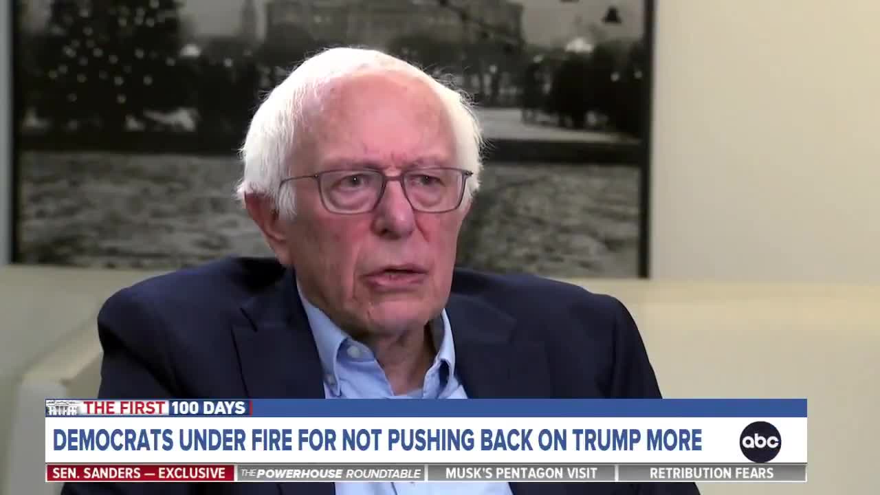 Q: “Is there anything that you think Trump has done right?”  Sen. Bernie Sanders: “Yeah. I think cracking down on fentanyl, making sure our borders are stronger. Look, nobody thinks il...