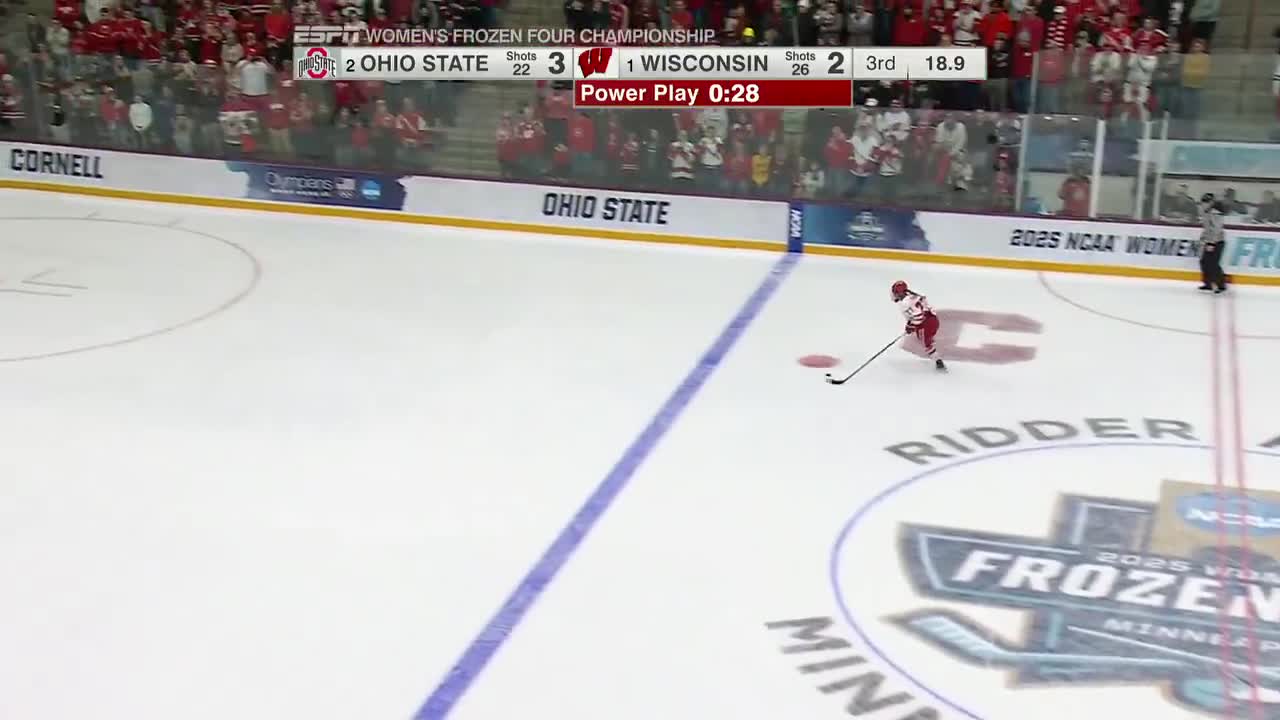 KIRSTEN SIMMS TIES UP THE NATIONAL CHAMPIONSHIP GAME WITH 18.9 SECONDS REMAINING 😱  OVERTIME ON ESPNU NOW 🍿