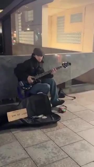 Bro forgot it was a bass