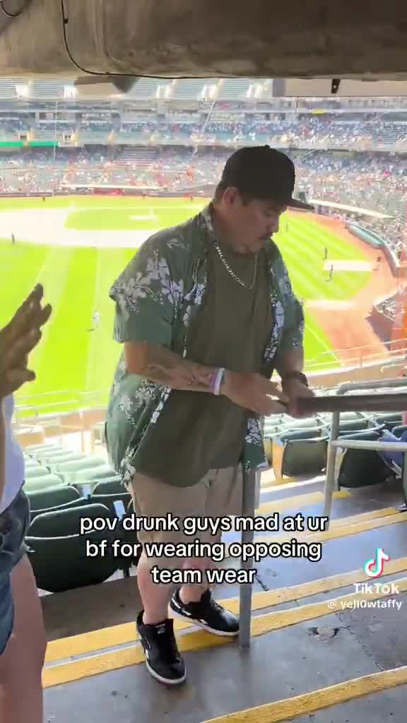 Getting mad at a baseball game is wild