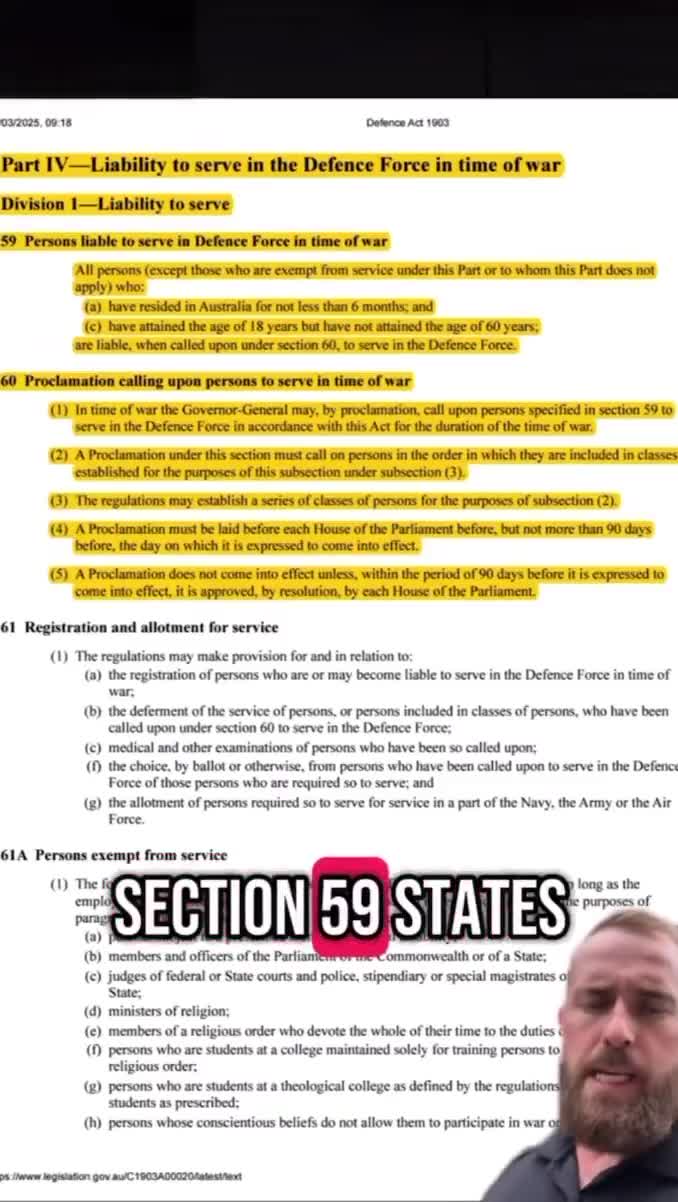 Defence Act 1903