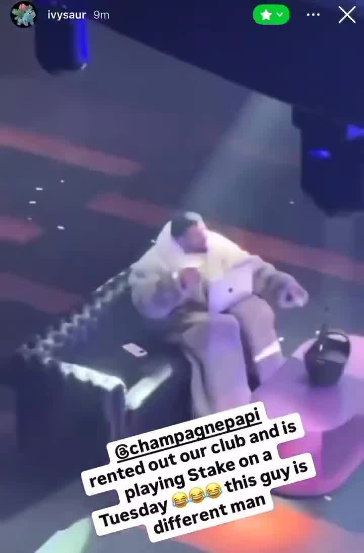 Rapper and Gambling addict Drake was recently caught gambling on stake in a club he rented out to himself on a Tuesday afternoon.