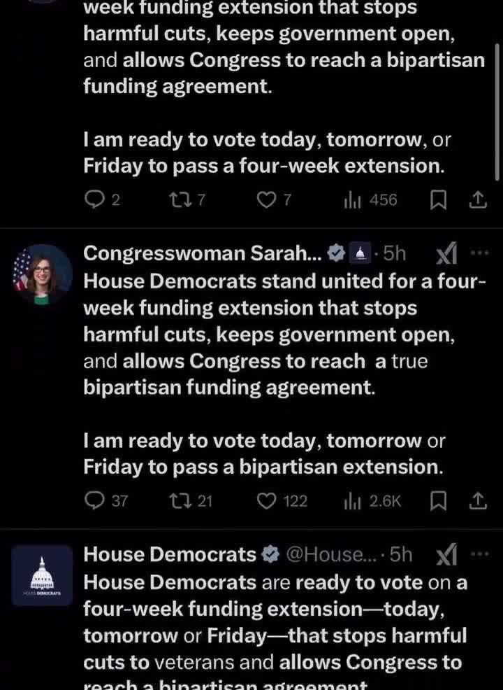 About 50 House Democrats just posted the same exact talking points, word for word