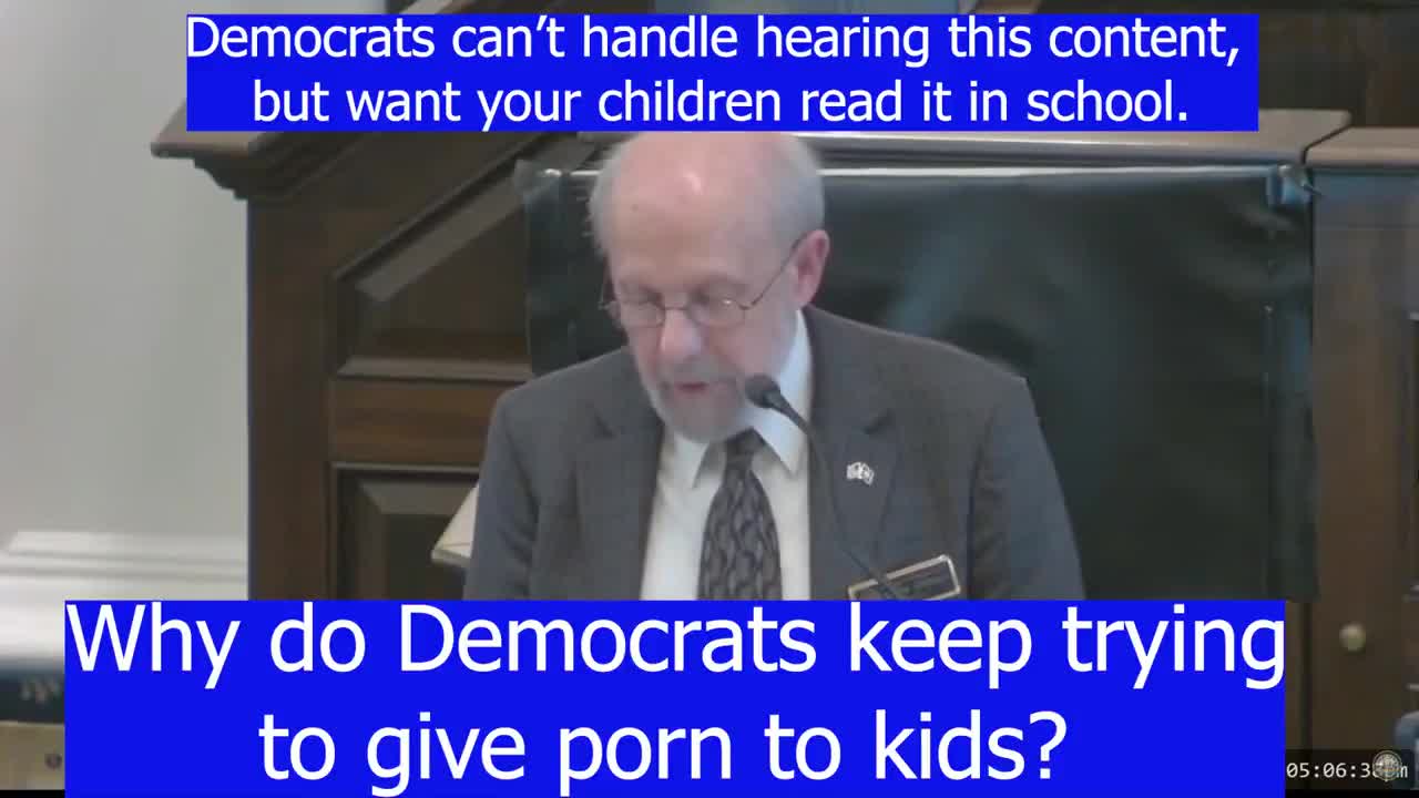 New Hampshire Democrats started shouting when Rep Glenn Cordelli (R) read from books that are available to children in school libraries.  Too graphic for a room of elected officials but tota...