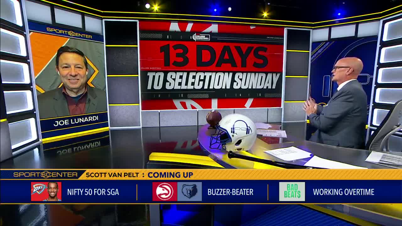 .@notthefakeSVP caught up with @ESPNLunardi to talk men's college basketball conference tournaments and what lies beyond 👀