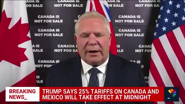 Canada’s Doug Ford says Americans will ‘feel the pain like they’ve never felt before’—bro, your country is about to get smacked with 25% tariffs while begging us to buy your maple ...