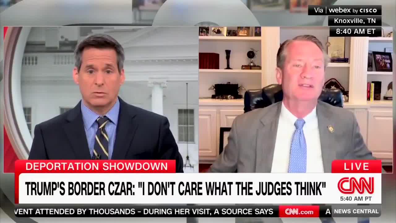 Rep. Tim Burchett on ‘The Alien Enemies Act of 1798’  BURCHETT: “You all take the side of murderers.”  CNN: “No one is taking a side”  BURCHETT: “You all at CNN continuously ta...