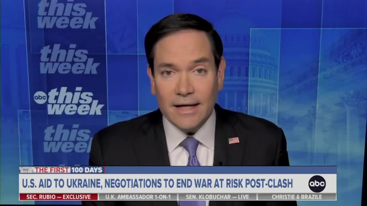 Secretary of State Marco Rubio: Donald Trump is crystal clear... he is going to be a president that tries to achieve peace.