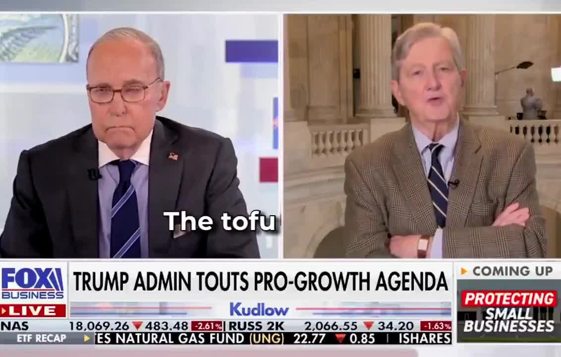 Senator John Kennedy: “I think Elon Musk is a rockstar. The tofu crowd is mad, but when you trim fat, pigs squeal.”