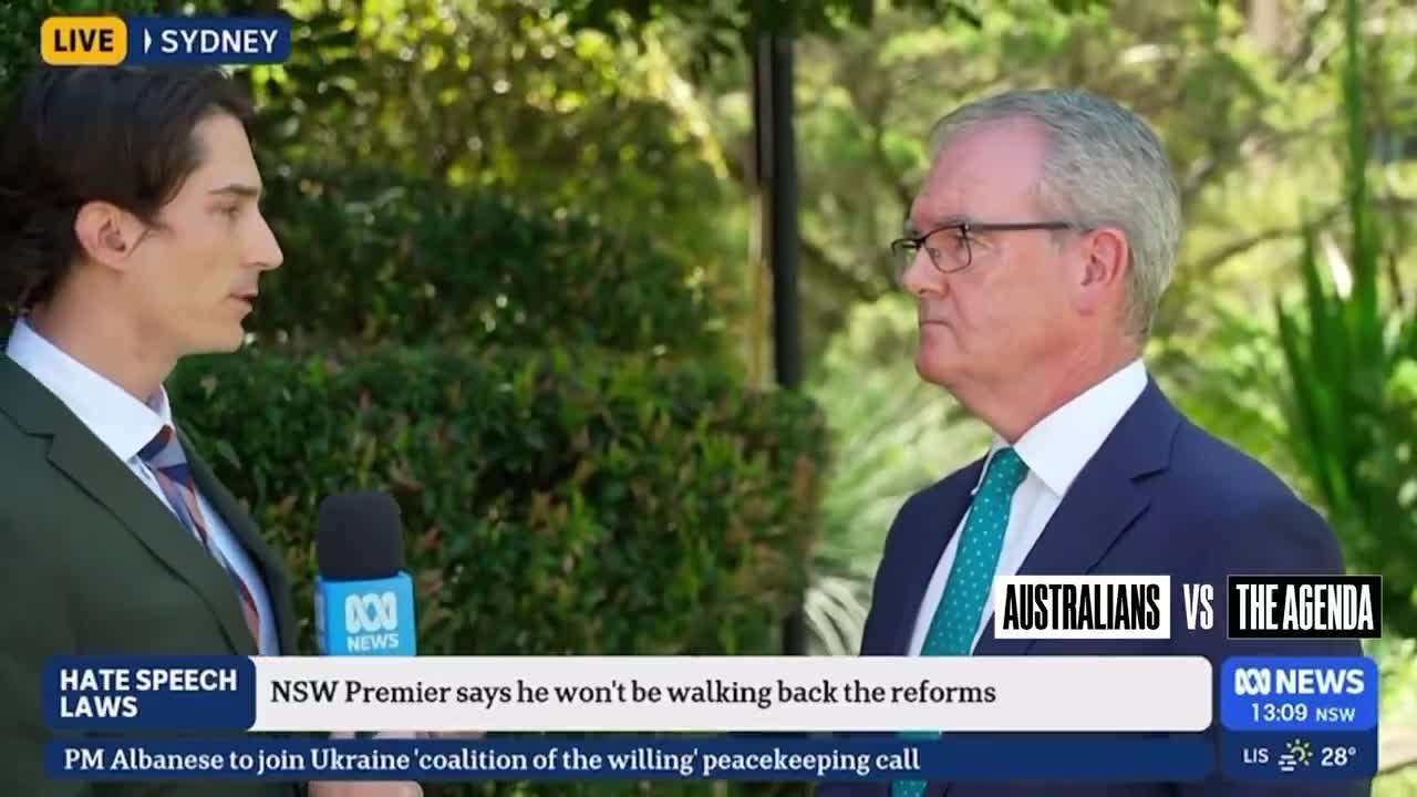 NSW Attorney-General Michael Daley says he was never informed by police that alleged arson and graffiti attacks were a criminal hoax, not motivated by antisemitism.  He is happy to have help...