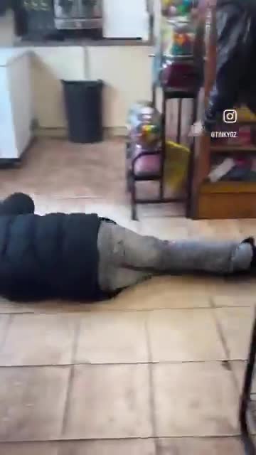 Man disrespects cashier and finds out